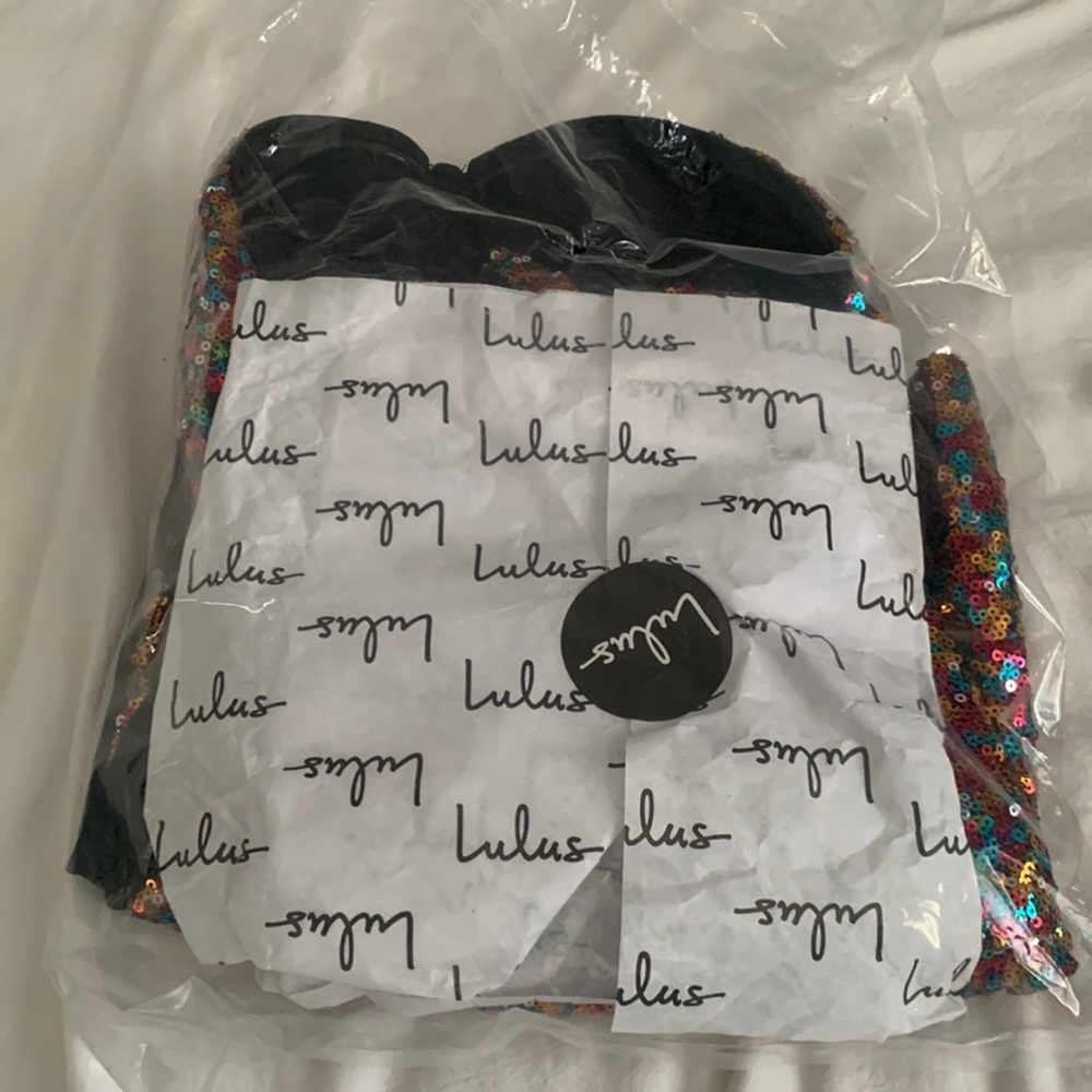 Sparkly strapless party dress